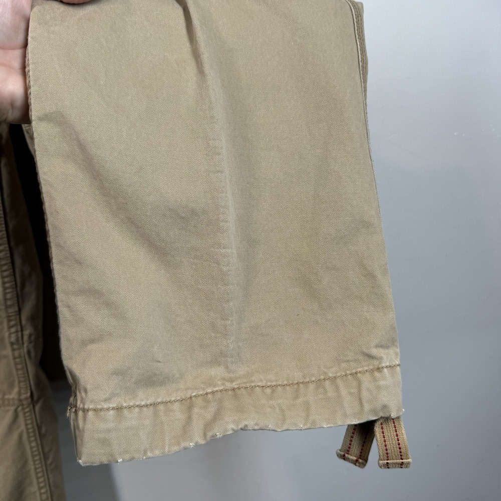 Old Navy Cargo Pants Mens Sz 33x30 Brown Surplus Military Vintage Y2K Skater 00s - Picture 2 of 10